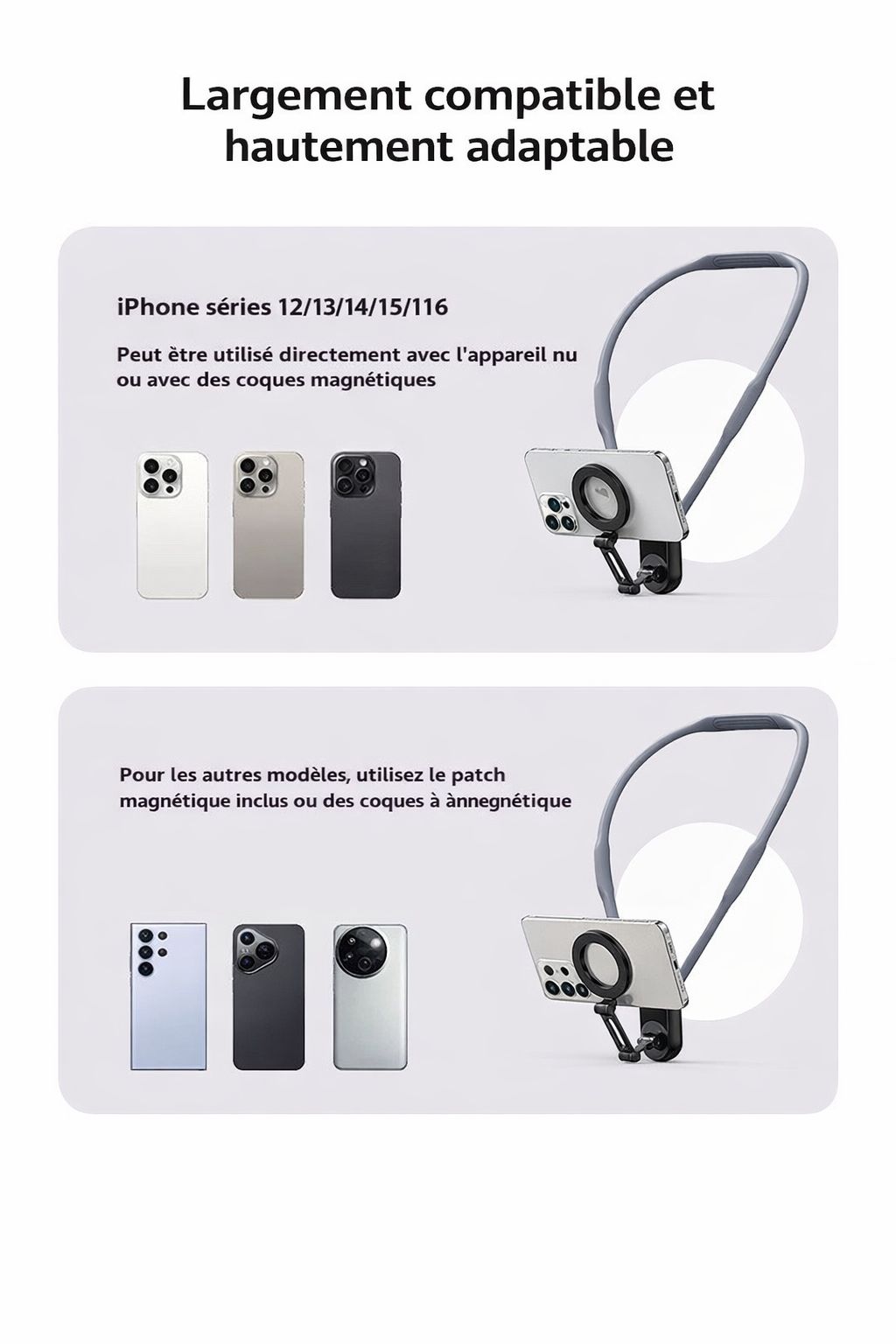 Support coumagnetique